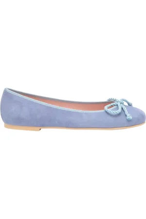 Pretty Ballerinas Ballerinas, female, , 5 UK, Denim Suede Flats