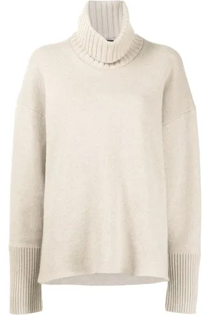 Proenza Schouler Cashmere Knitwear, female, , L, Oversize Turtleneck Jumper