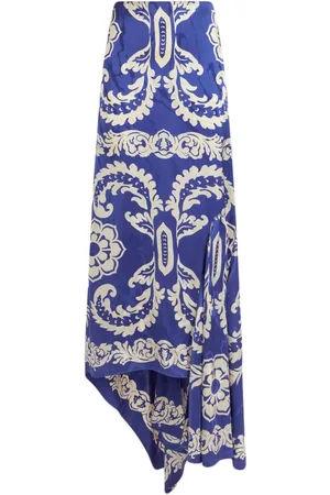 Etro Maxi Skirts, female, , S, Floral Asymmetric Skirt