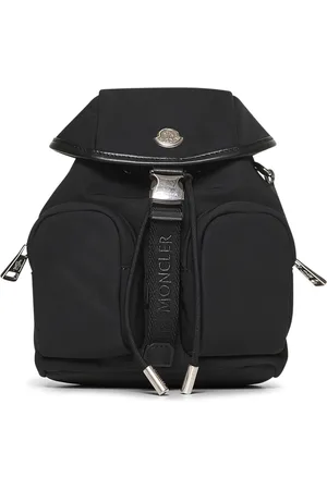 Moncler Backpacks, female, , ONE SIZE, Nylon Shoulder Bag with Leather Trim
