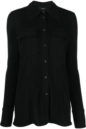 Proenza Schouler Shirts, female, , XS, Pointed-Collar Button-Up Shirt