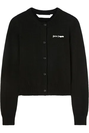 Palm Angels Classic Logo Fitted Cardigan