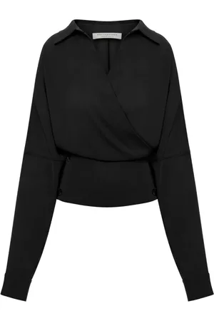 Serafini Blouses, female, , S, Panelled V-Neck Shirt
