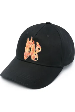 Palm Angels Burning Monogram Logo Baseball Cap