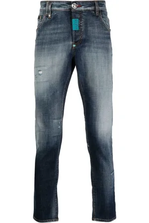 Philipp Plein Stonewashed Skinny-cut Jeans