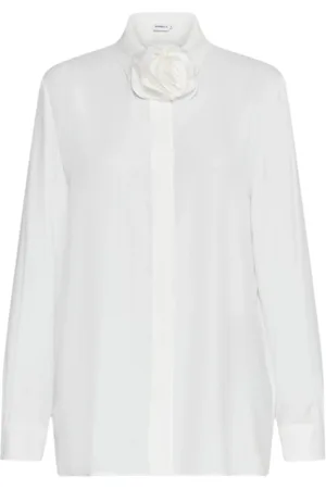 MARELLA Shirts, female, , M, Long Sleeve Shirt with Flower Belt