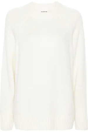 P.A.R.O.S.H. Cashmere Knitwear, female, , S, Cream Wool Jumper Knitwear