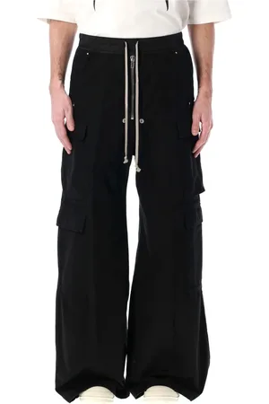 Rick Owens Wide Trousers, male, , XS, Cargo Trousers Ss25