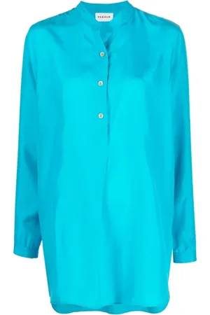 P.A.R.O.S.H. Buttoned Long-Sleeve Silk Shirt