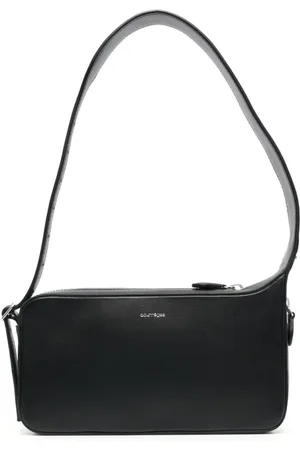 Courrèges Leather Racer Shoulder Bag