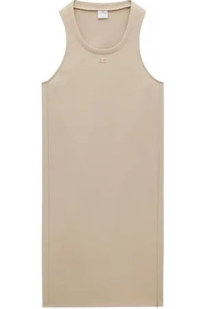 Courrèges Holistic Twill Midi Dress