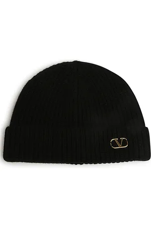 VALENTINO GARAVANI Beanies, male, , ONE SIZE, Cashmere Beanie