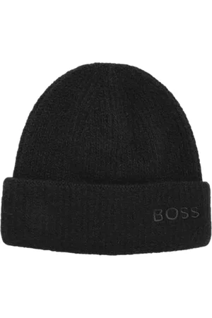 HUGO BOSS Beanies, unisex, , ONE SIZE, Wool Logo Hat