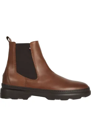 Tommy Hilfiger Winter Cognac Comfort Chelsea Booties