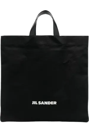 Jil Sander Tote Bags, male, , ONE SIZE, Logo-print Tote Bag