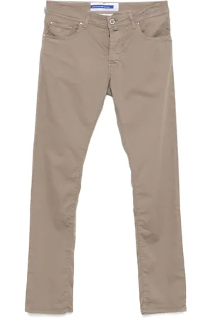Jacob Cohen Handmade Cotton/Lyocell Trousers