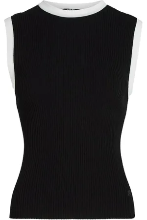 Karl Lagerfeld Sleeveless Tops, female, , M, Knitted Tank Top