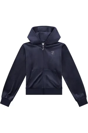 Juicy Couture Diamante Logo Zip Up Hoodie
