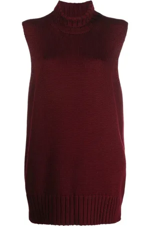 Jil Sander Turtlenecks, female, , XS, Wool Turtleneck Vest