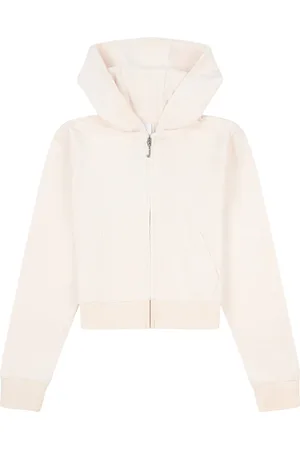 Juicy Couture Sweatshirts, female, , 9 Y, Velour Zip Up Top