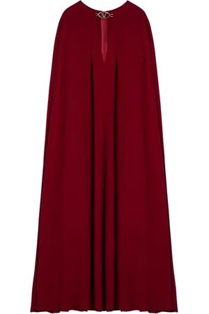 VALENTINO GARAVANI Maxi Dresses, female, , XS, Silk Dress with Vlogo