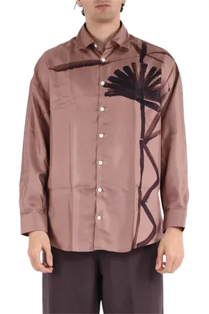 COSTUMEIN Casual Shirts, male, , S, Silk Patterned Shirt