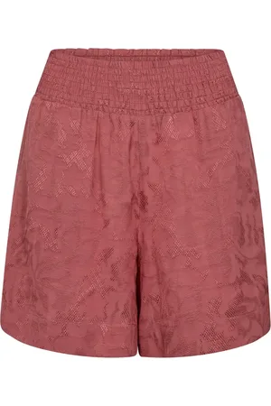 Mos Mosh Short Shorts, female, , M, Jacquard Shorts with Elastic Waistband