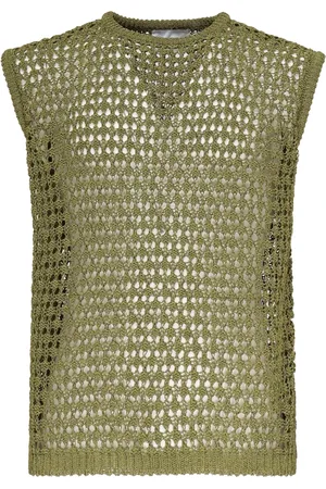 BONSAI Sleeveless Knitwear, male, , XL, Knitted Cotton Jumper