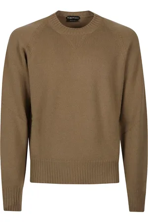 Tom Ford Round-neck Knitwear, male, , XL, Seamless Cashmere Crew Neck