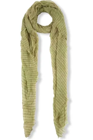 Cortana Scarves, female, , ONE SIZE, Striped Cashmere Silk Scarf