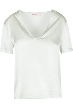 Jucca Silk V-Neck T-Shirt