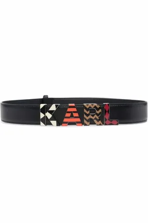 Karl Lagerfeld Belts, female, , S, k karl metallic logo belt