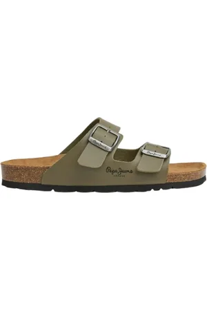 Pepe Jeans Sliders, female, , 6 UK, Classic Oban Sandals with Anatomic Design