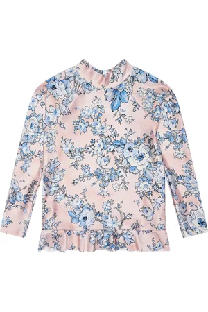 ZIMMERMANN Blouses, female, , 10 Y, Floral Fril Rashie