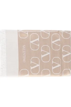 VALENTINO GARAVANI Silky Scarves, female, , ONE SIZE, Vlogo Shawl