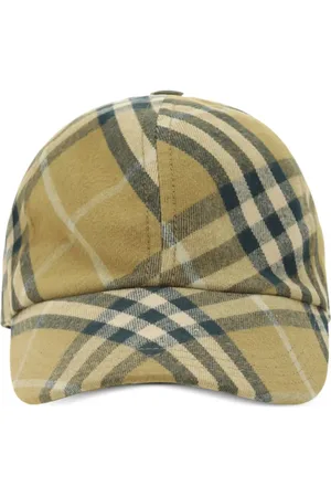 Burberry Check Baseball Cap Camp Hat Logo
