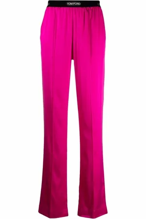 Tom Ford Silk Straight-Leg Trousers