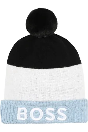 HUGO BOSS Embroidered Logo Bobble Hat