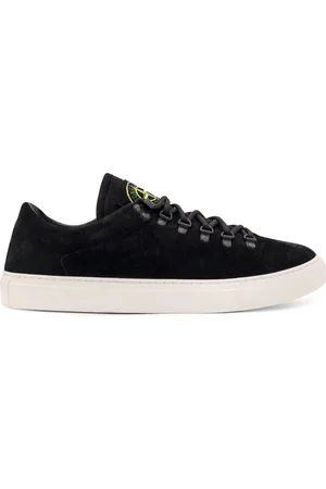 Stone Island Sneakers, male, , 10 UK, Suede Low-Top Lace-Up Trainers
