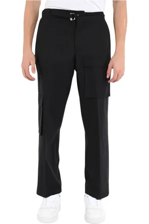COSTUMEIN Straight Trousers, male, , XL, Cargo cotton Trousers with button closure