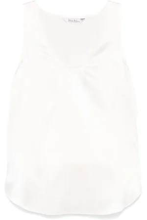 Max Mara Sleeveless Tops, female, , S, Sleeveless Top with Side Slits