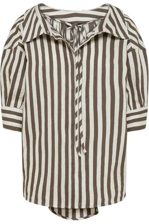 SEVENTY BY SERGIO TEGON Blouses, female, , S, Striped Shirt Crincle Style