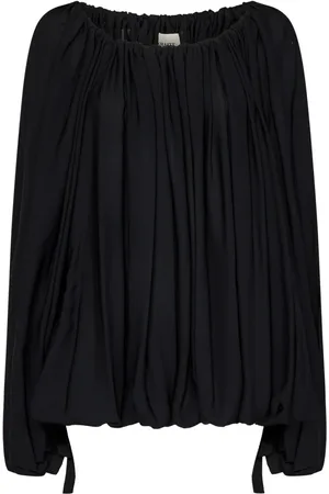 Khaite Silk Draped Topwear
