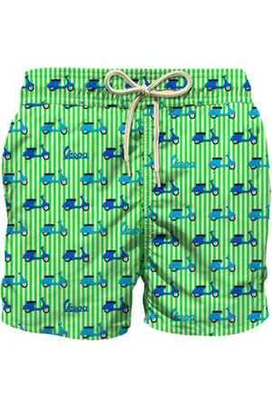 MC2 SAINT BARTH Swimming Trunks, male, , 16 Y, Lightweight Kids Swimwear with Vibrant Print