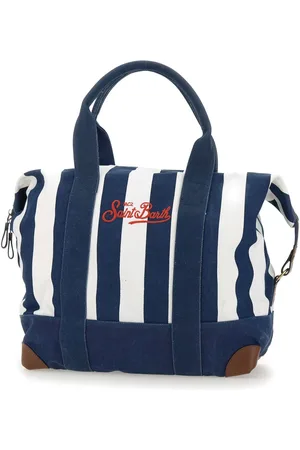 MC2 SAINT BARTH Handbags, unisex, , ONE SIZE, Striped Canvas Travel Bag