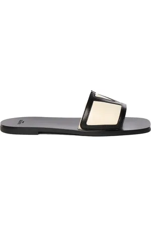 VALENTINO GARAVANI Sliders, female, , 5 1/2 UK, VLogo Detail Slip-On Sandals