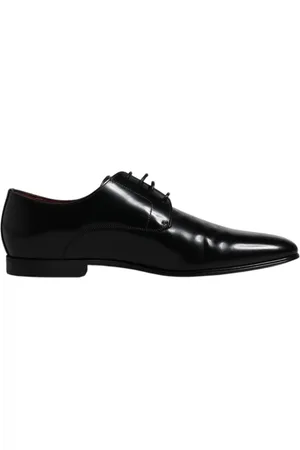 Dolce & Gabbana Business Shoes, male, , 8 UK, Leather Lace-Up Derby Shoes