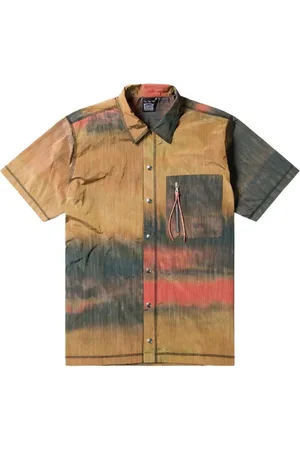 ARIES Short Sleeve Shirts, male, , L, Space-Dye Unisex Shirt with Vintage Stitching