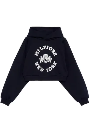 Tommy Hilfiger Crest Cropped Hoodie