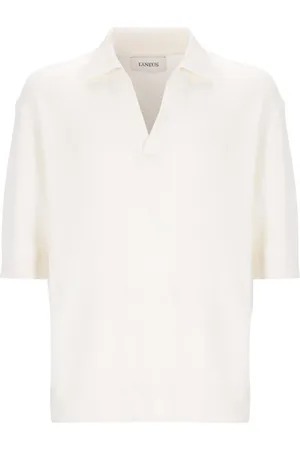 LANEUS V-neck Knitwear, male, , 2XL, Cotton yarn polo